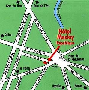 Hotel Meslay Republique Parijs